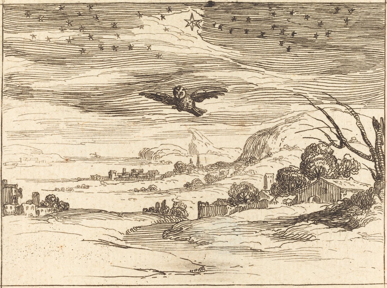 Hajnal. alkotó: Jacques Callot
