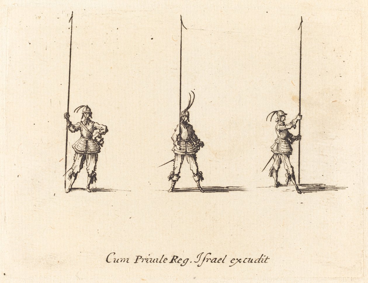 Fúró emelt csukákkal alkotó: Jacques Callot