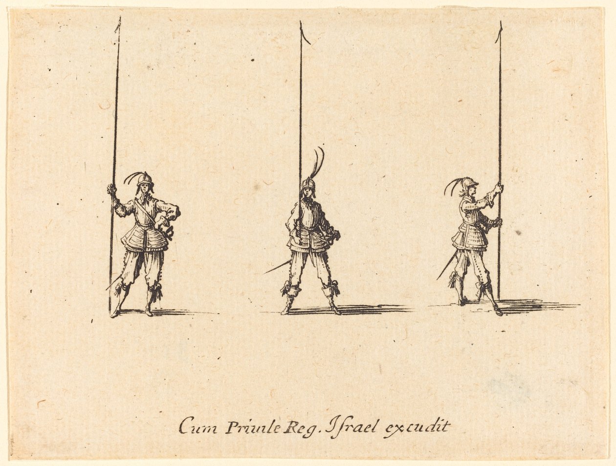 Fúró emelt csukákkal alkotó: Jacques Callot