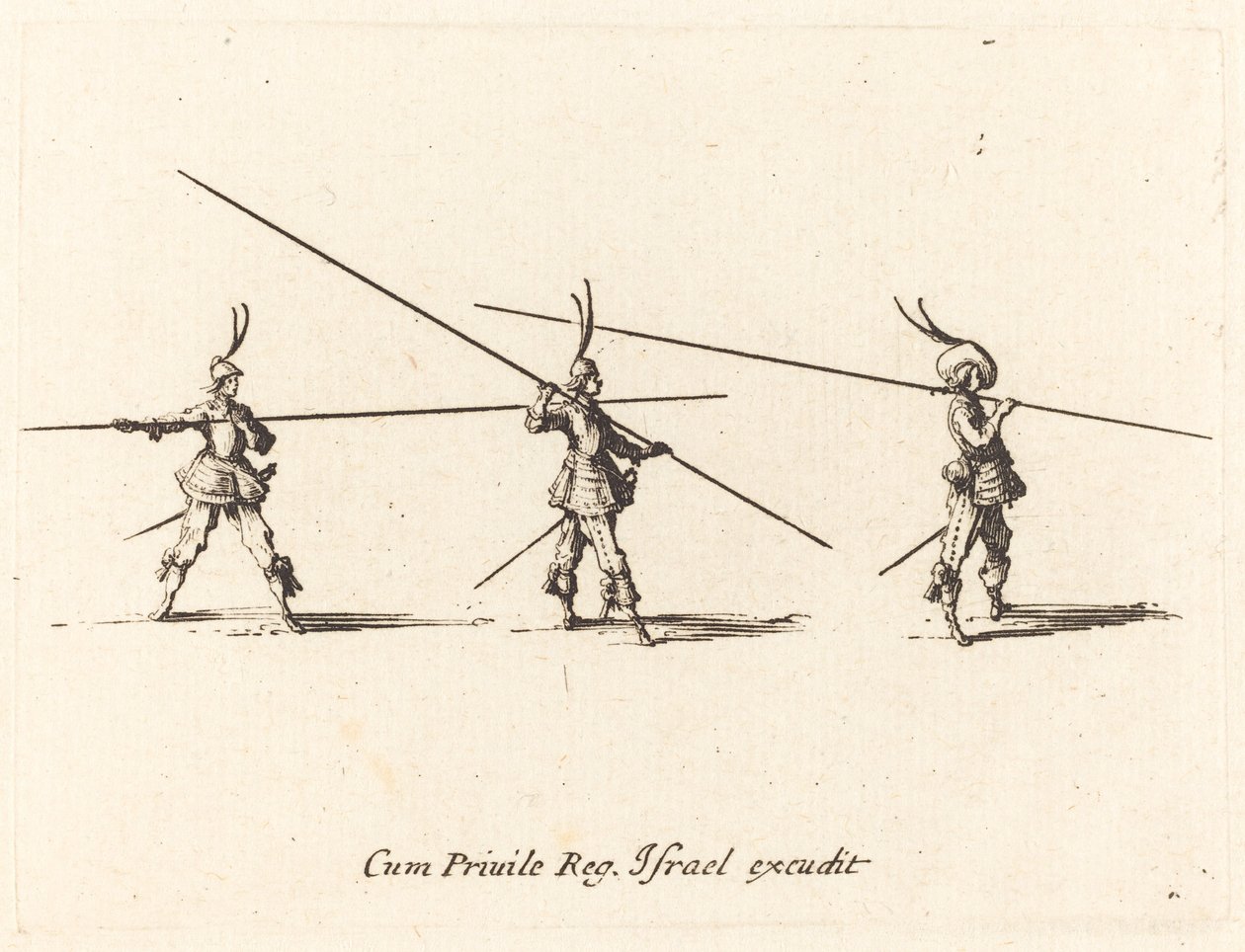 Fúró dönthető csukákkal alkotó: Jacques Callot
