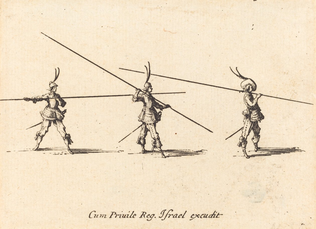 Fúró dönthető csukákkal alkotó: Jacques Callot