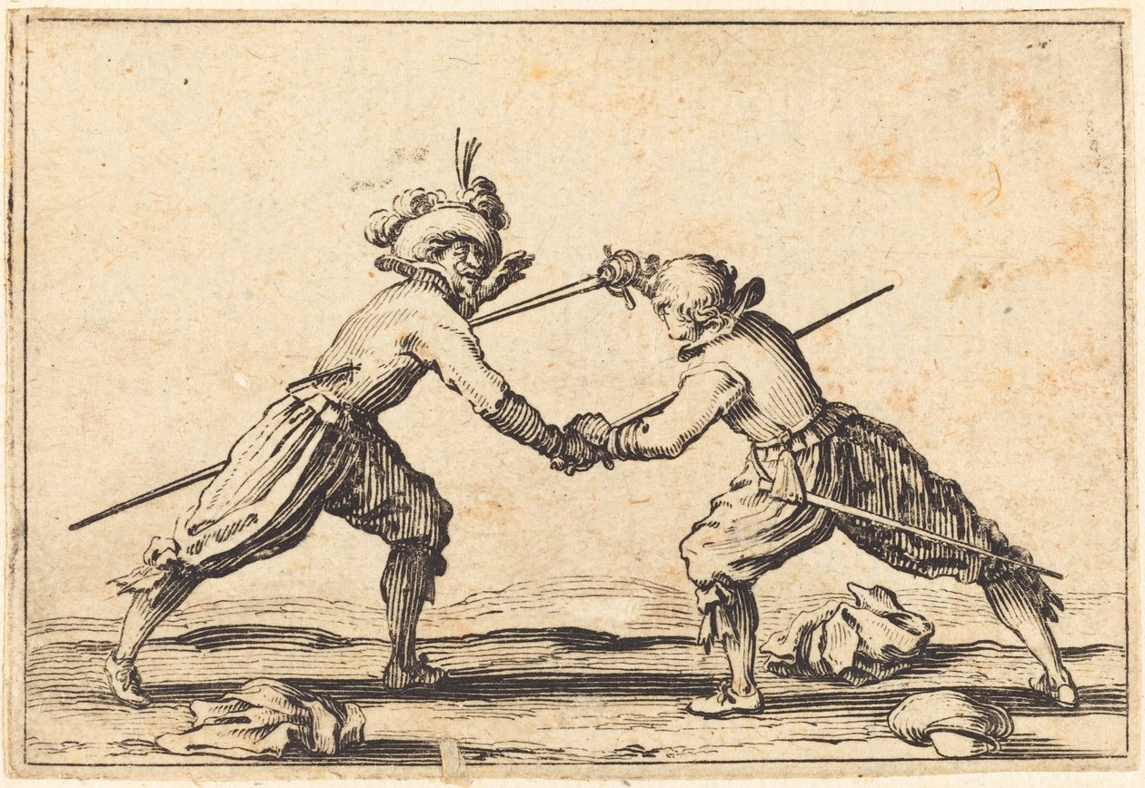 Párbaj kardokkal alkotó: Jacques Callot