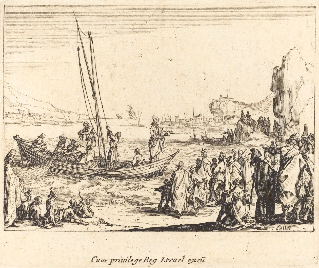 Emberhalász, 1635. alkotó: Jacques Callot