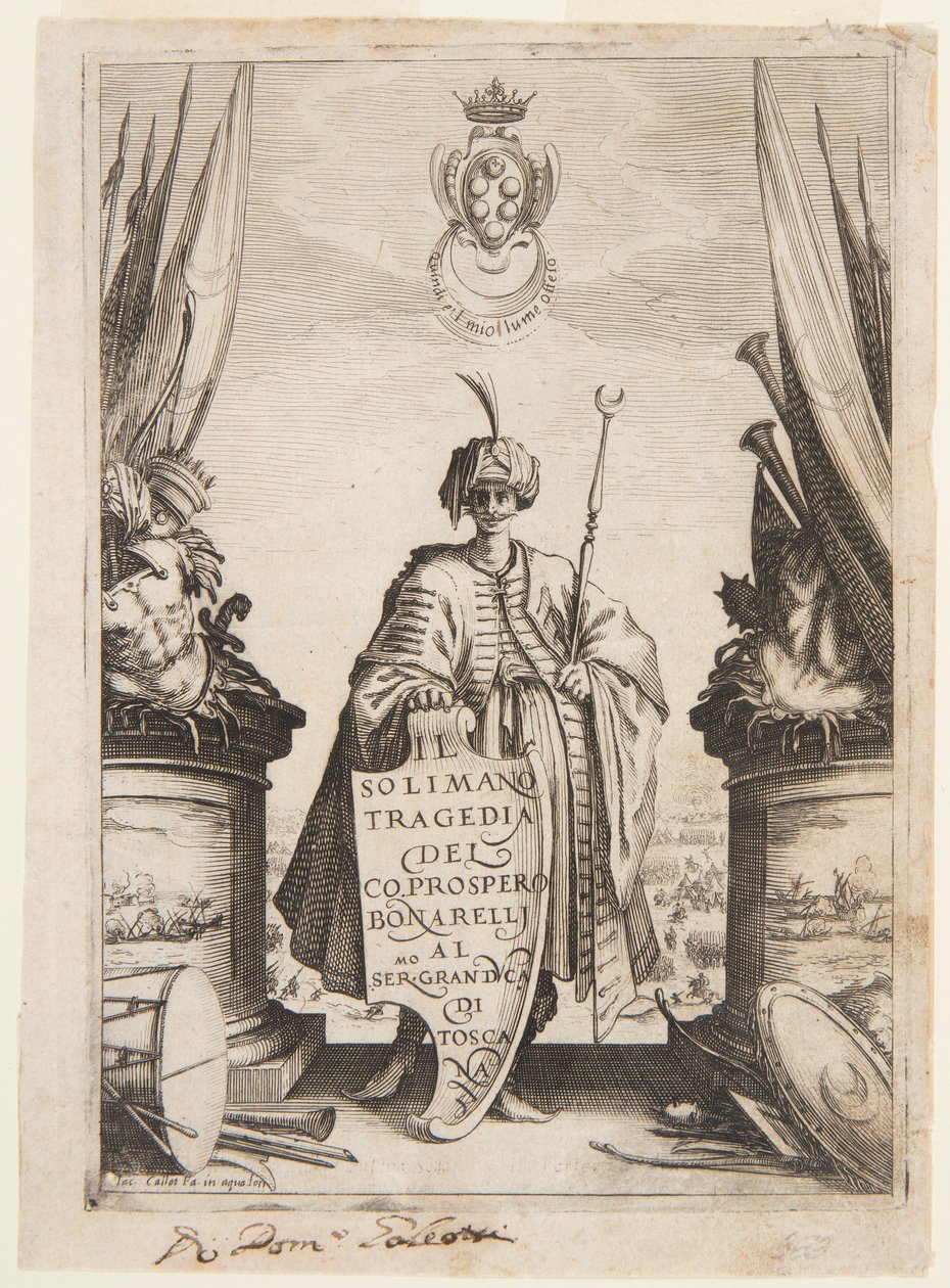 Soliman frontképe, második állam alkotó: Jacques Callot