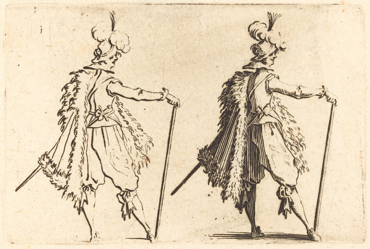 Gentleman Cane-val alkotó: Jacques Callot