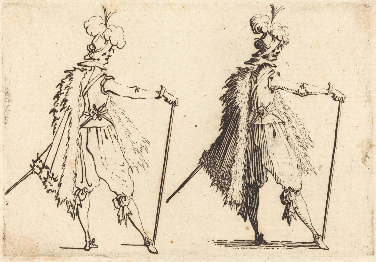 Gentleman Cane-val alkotó: Jacques Callot