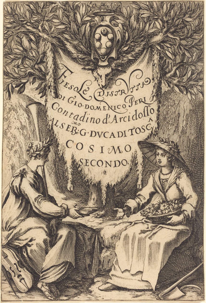 A szép kertész, 1619. alkotó: Jacques Callot