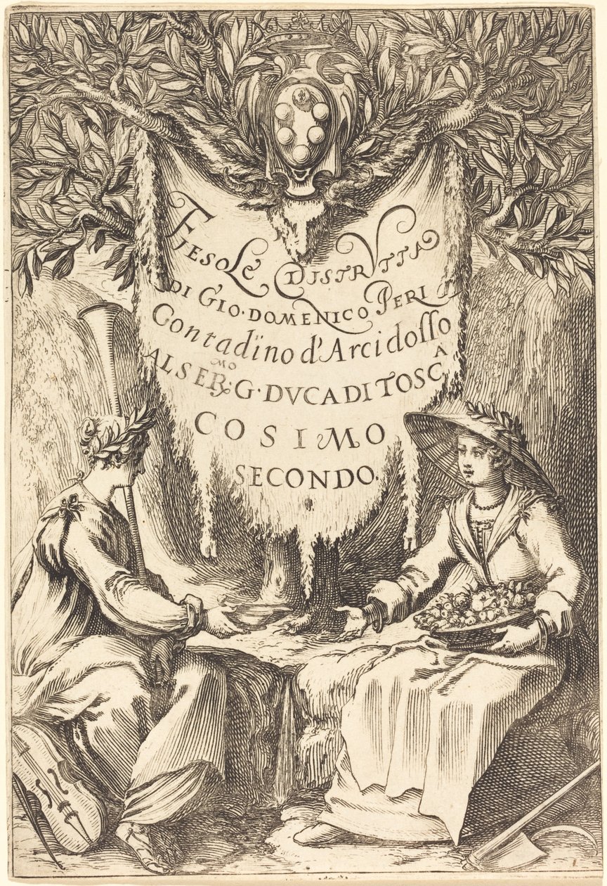 A szép kertész, 1619. alkotó: Jacques Callot