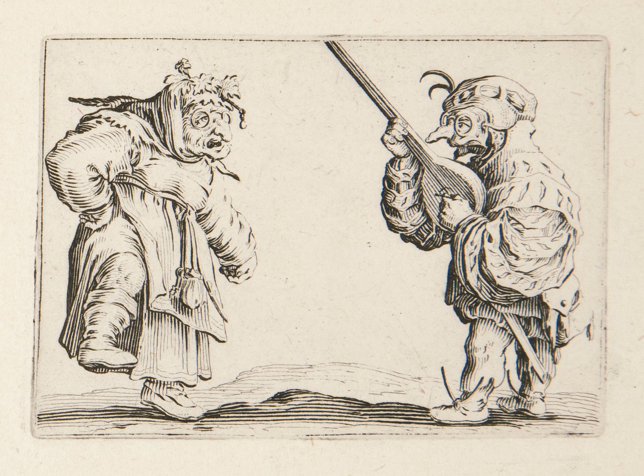 Les Caprices, 50 db-os készlet alkotó: Jacques Callot