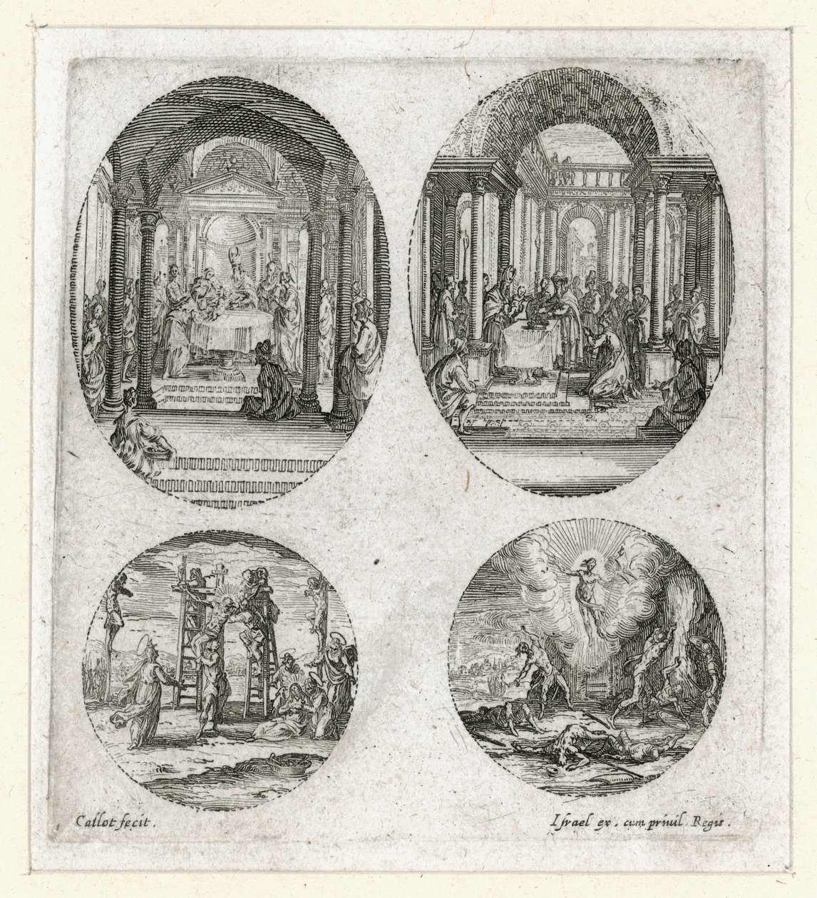 A passió csodái ... (metszet) alkotó: Jacques Callot