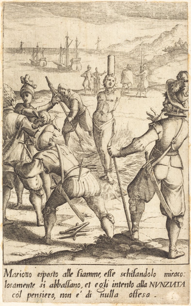 Mariotto, 1619. alkotó: Jacques Callot