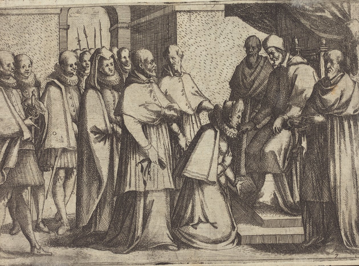 Pápai audiencia [verso] alkotó: Jacques Callot