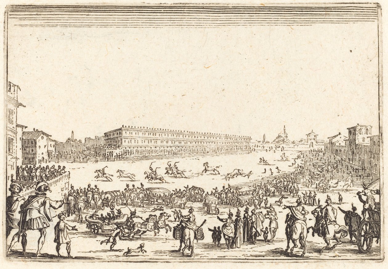 Piazza a Porta al Prato-n alkotó: Jacques Callot