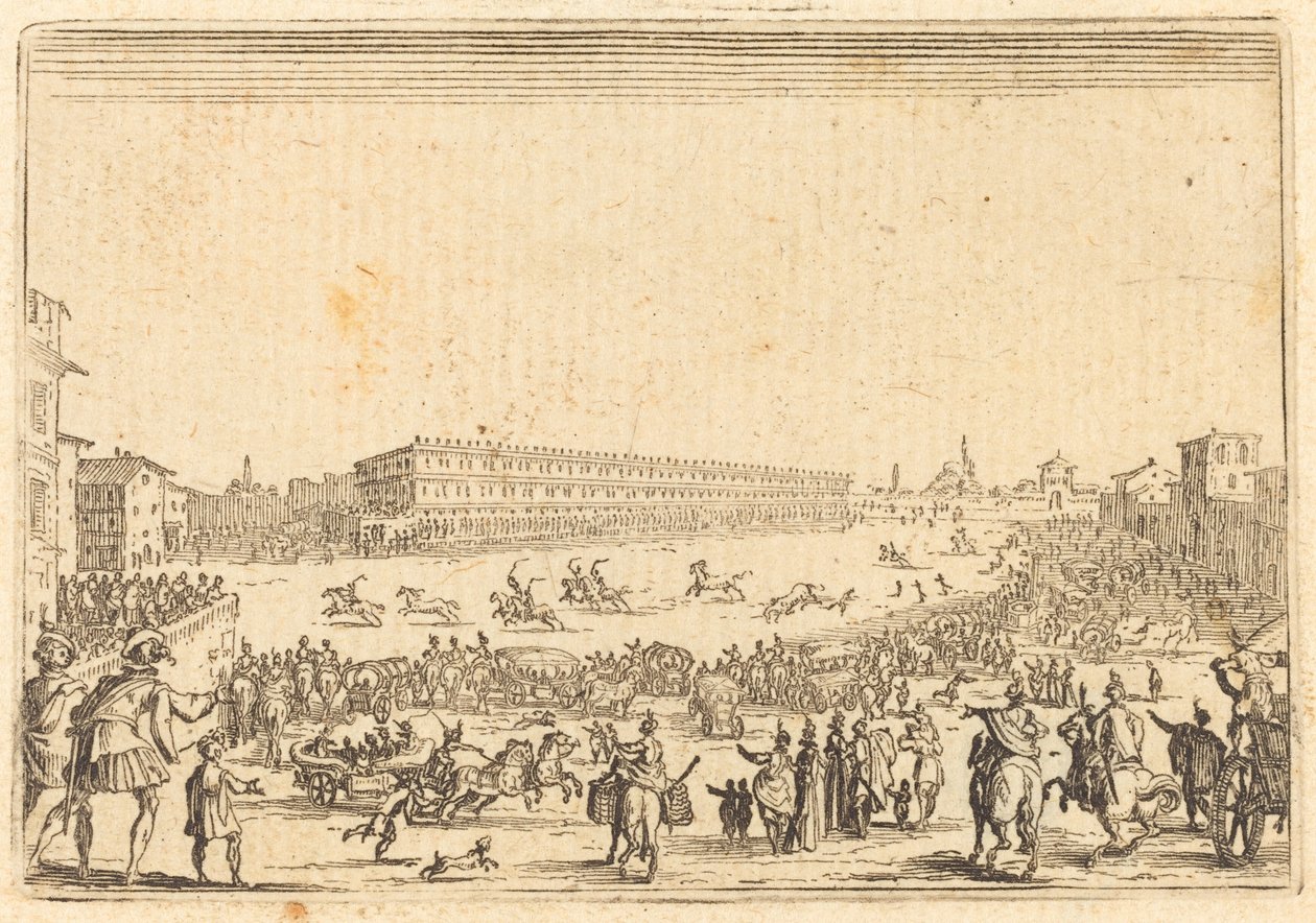 Piazza a Porta al Prato-n alkotó: Jacques Callot