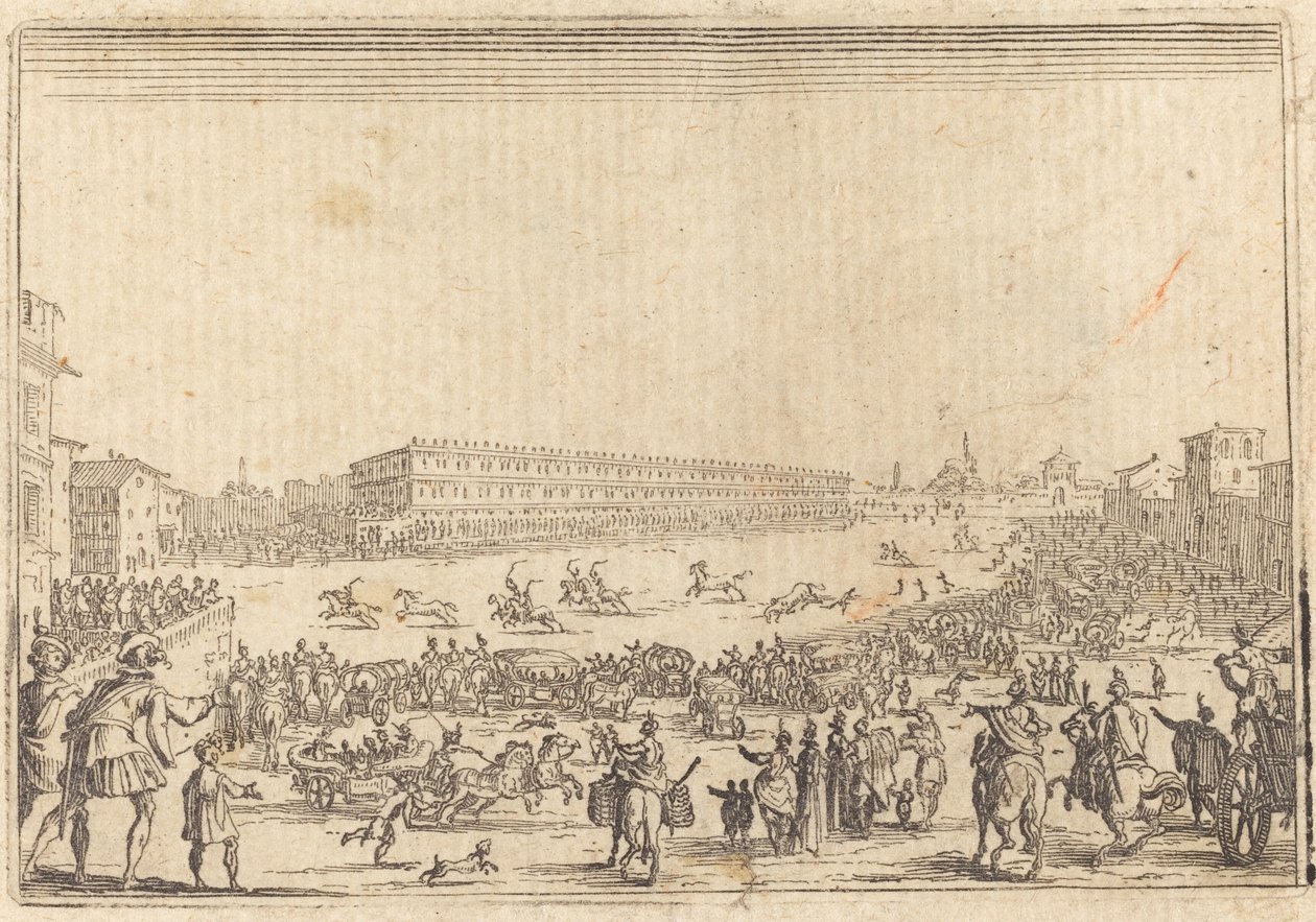 Piazza a Porta al Prato-n alkotó: Jacques Callot