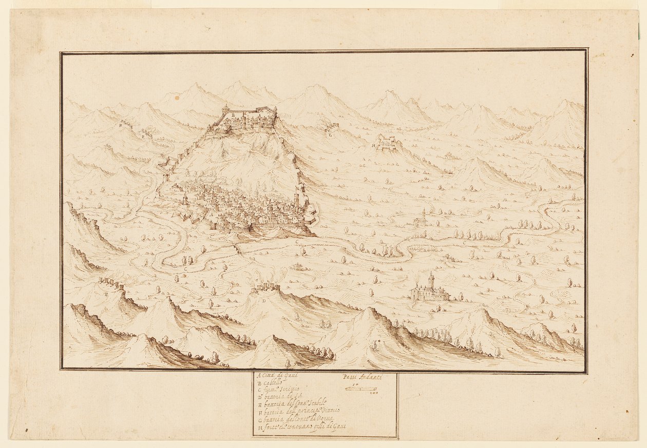Gani planometrikus képe alkotó: Jacques Callot