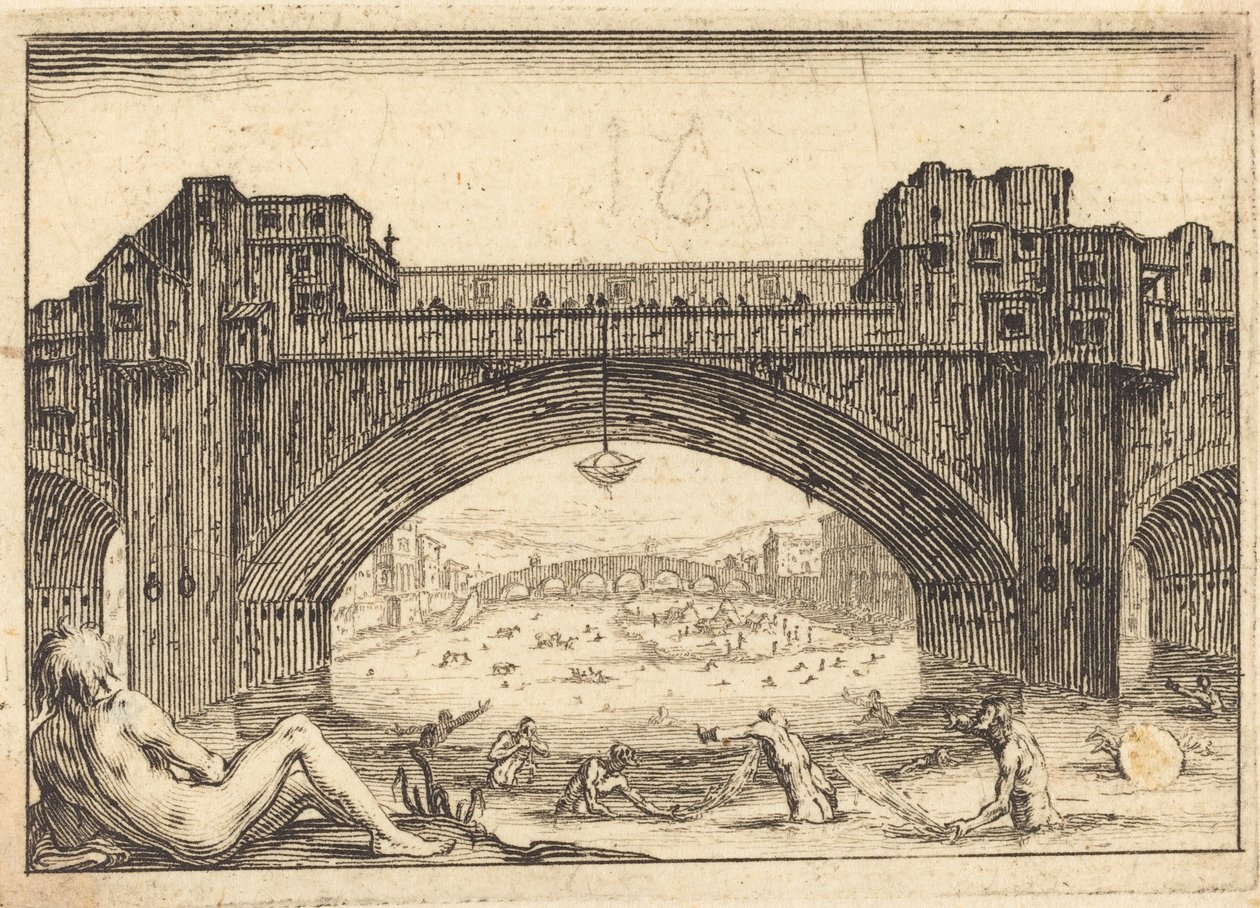 Ponte Vecchio, Firenze alkotó: Jacques Callot