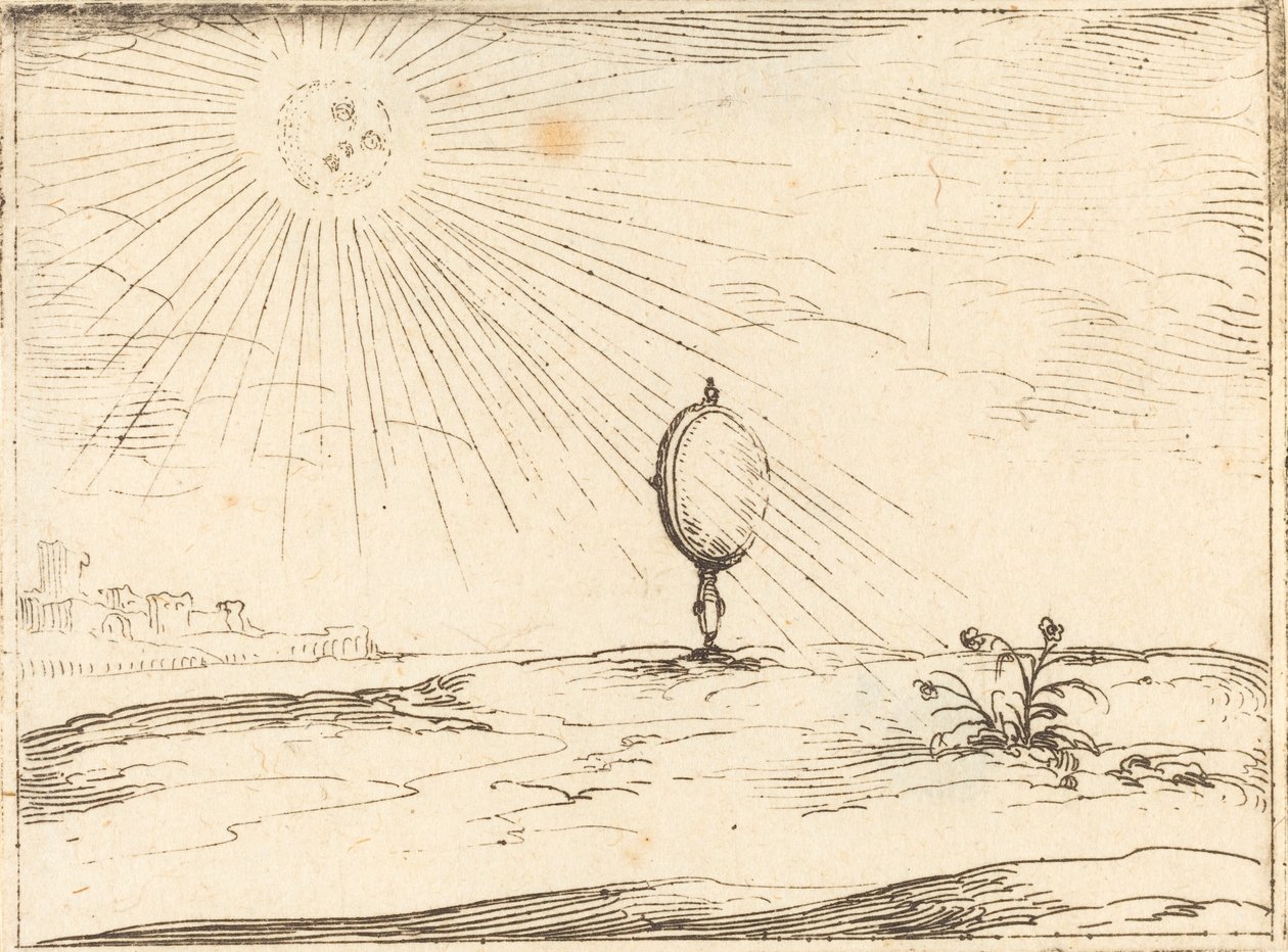 A Nap sugarai. alkotó: Jacques Callot