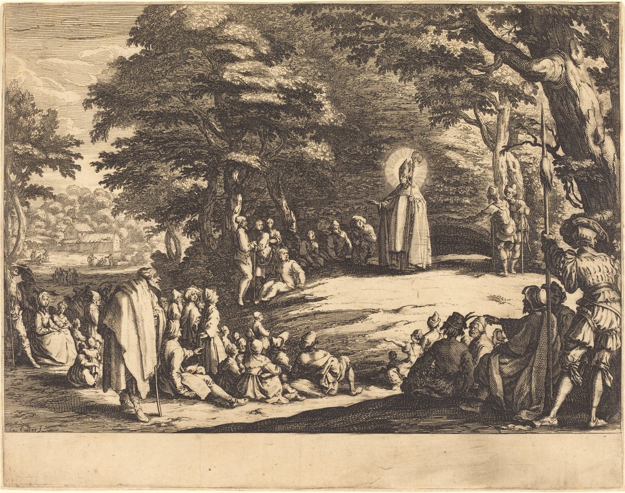 Szent Amond alkotó: Jacques Callot