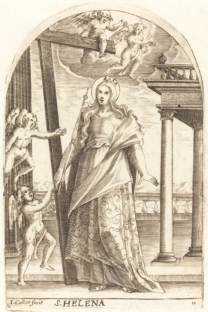 Szent Ilona, 16081611. alkotó: Jacques Callot