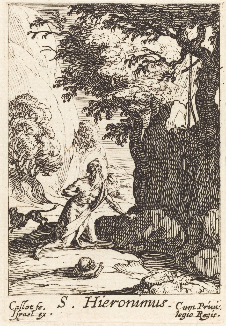 Szent Jeromos alkotó: Jacques Callot