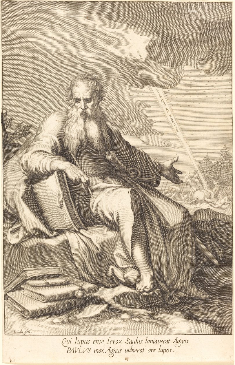 Szent Pál, ül. alkotó: Jacques Callot