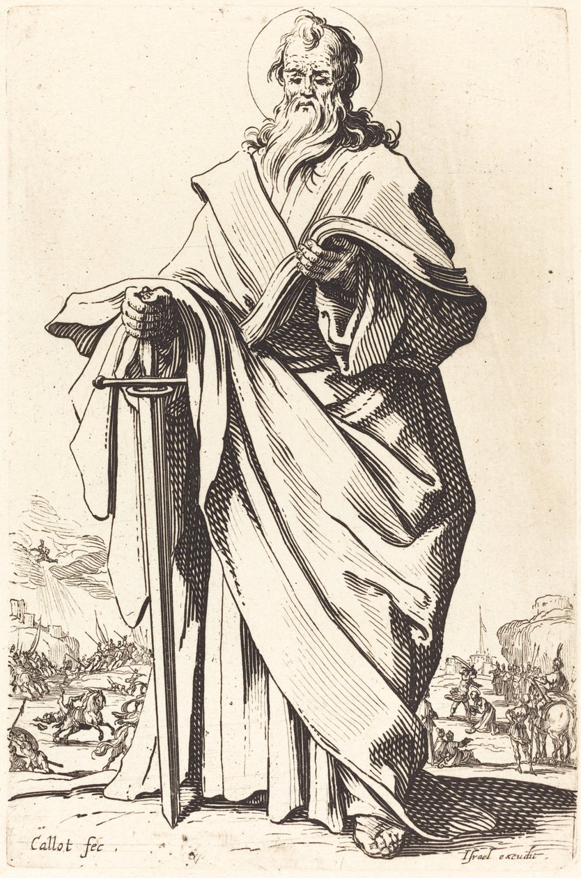 Szent Pál, megjelent 1631. alkotó: Jacques Callot