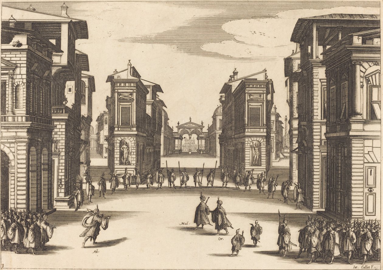 Soliman, III. felvonás alkotó: Jacques Callot