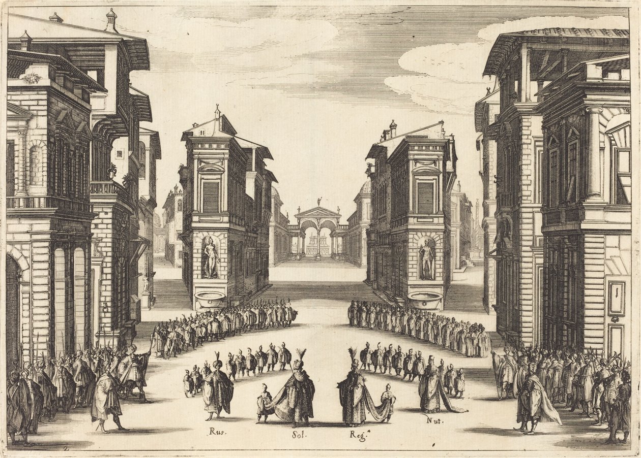 Szulejmán, II. felvonás alkotó: Jacques Callot