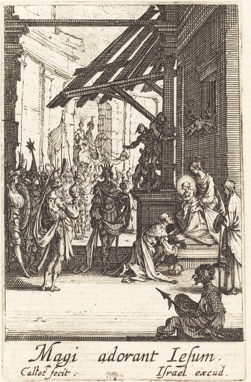 A mágusok imádása alkotó: Jacques Callot