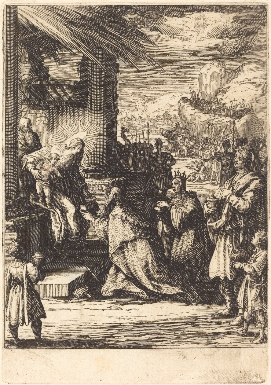 A mágusok imádása alkotó: Jacques Callot