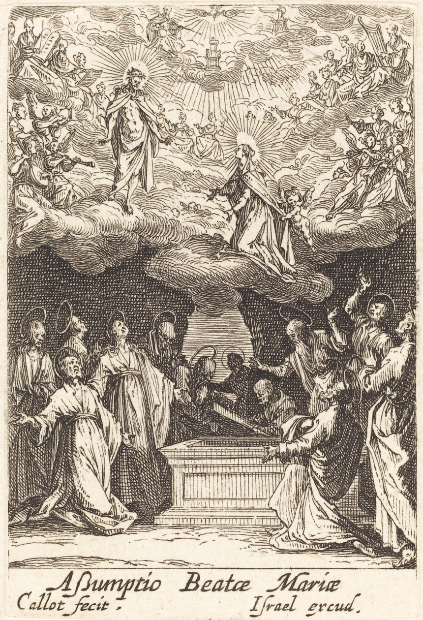 A Szűz mennybemenetele alkotó: Jacques Callot
