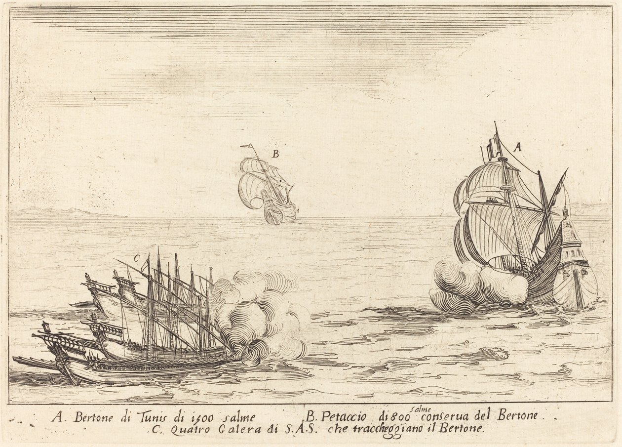 A támadás, 1617. alkotó: Jacques Callot
