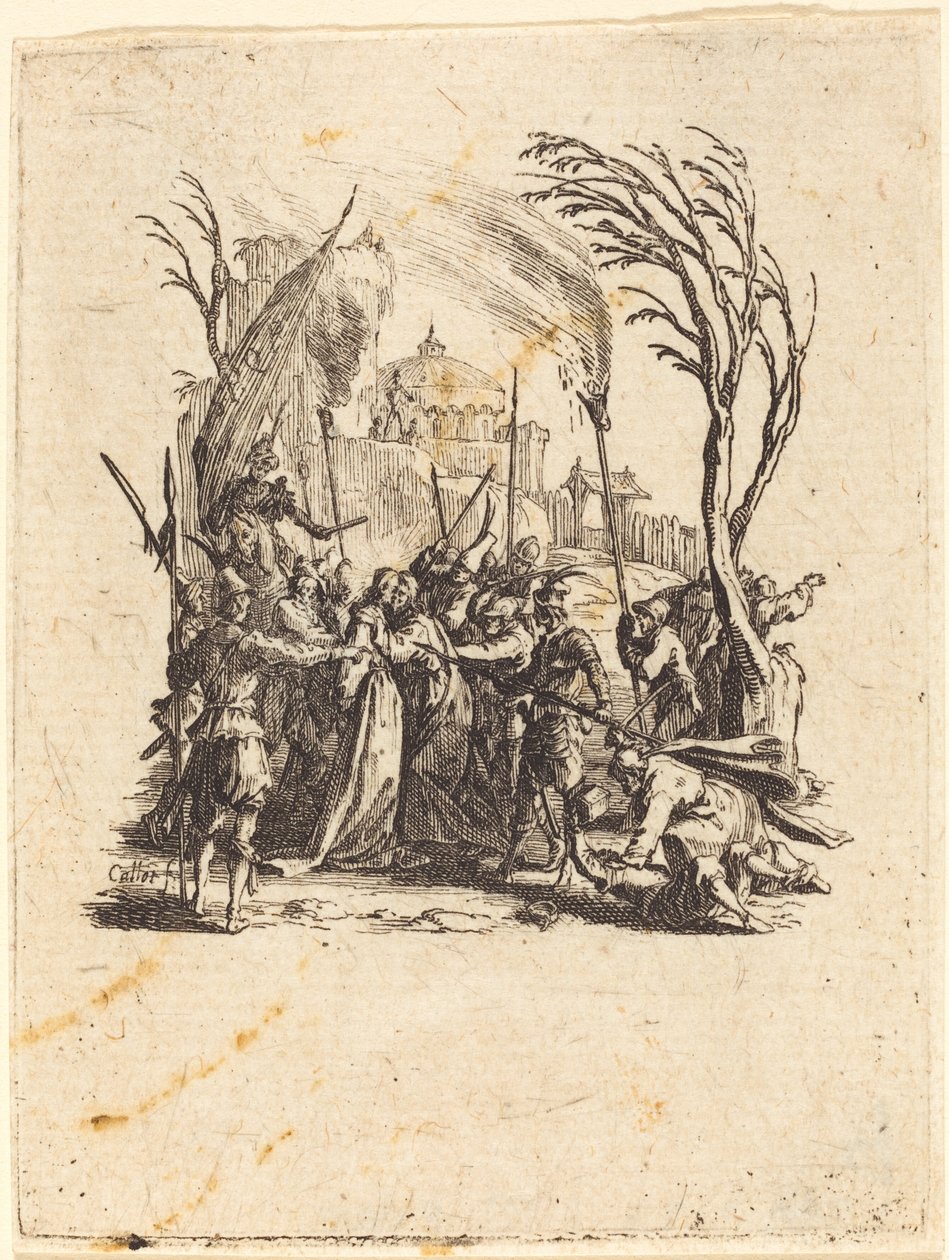 Az árulás c. 16241625. alkotó: Jacques Callot