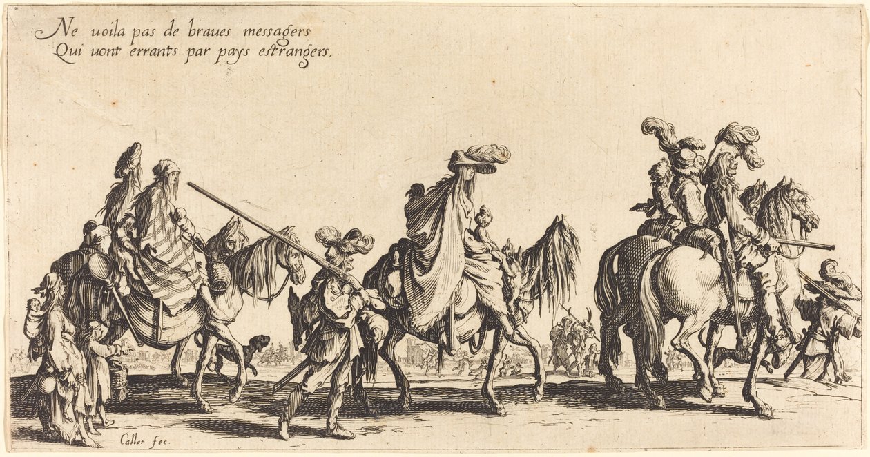 Menetelő csehek: Az élcsapat alkotó: Jacques Callot