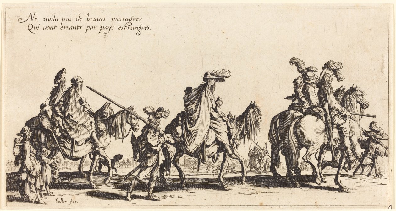 Menetelő csehek: Az élcsapat alkotó: Jacques Callot