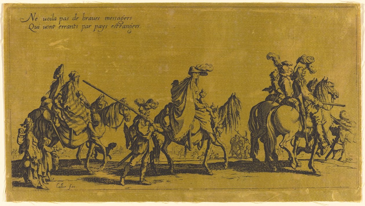 Menetelő csehek: Az élcsapat alkotó: Jacques Callot