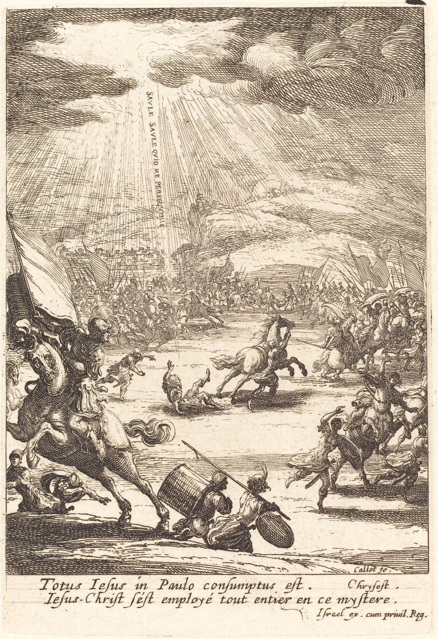 Szent Pál megtérése alkotó: Jacques Callot