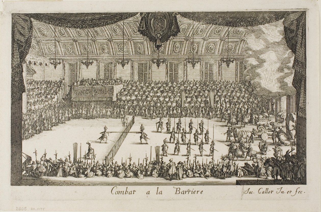 The Grand Tournament: The Combat alkotó: Jacques Callot