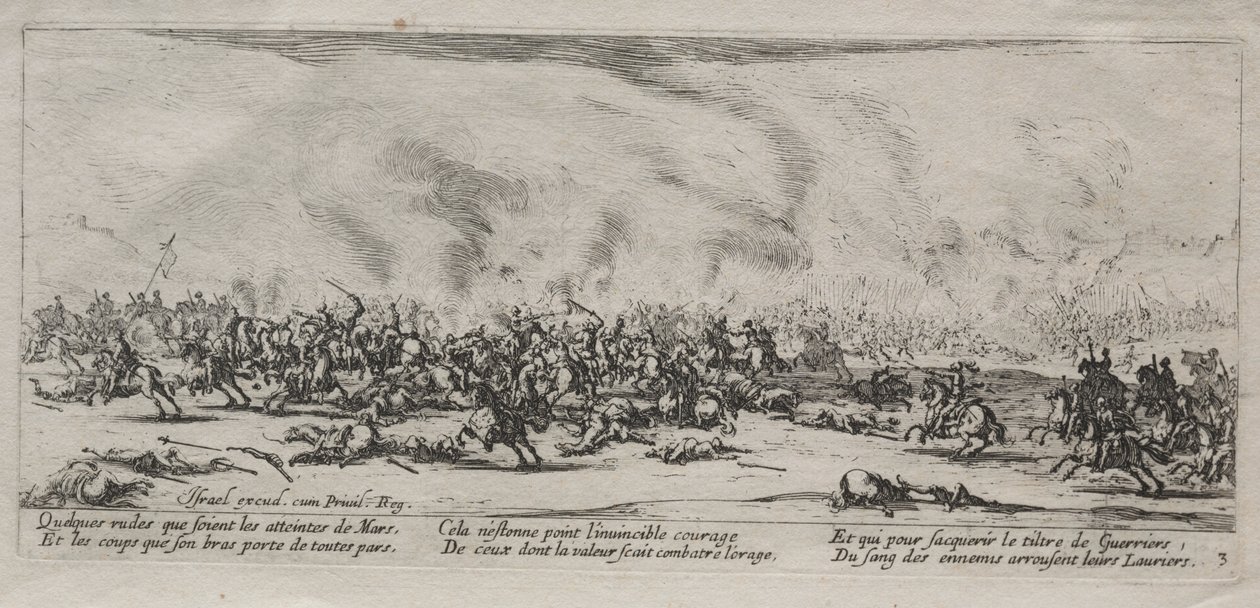 A háború nagy nyomorúságai: A csata alkotó: Jacques Callot