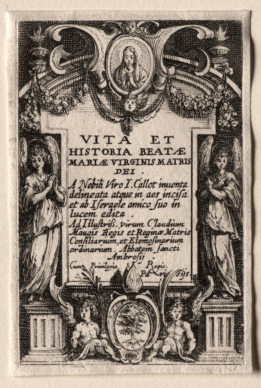 A Szűz élete alkotó: Jacques Callot