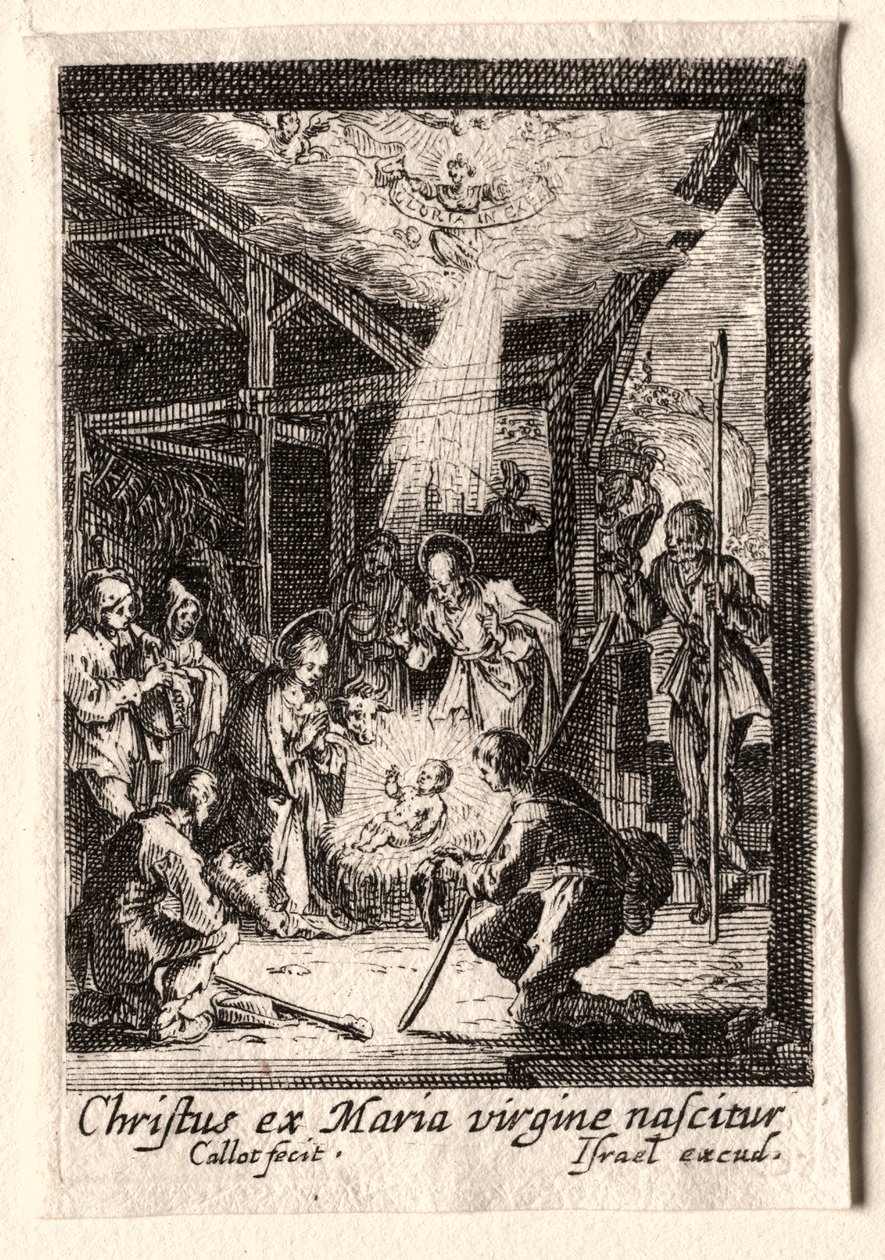A Szűz élete: A születés alkotó: Jacques Callot