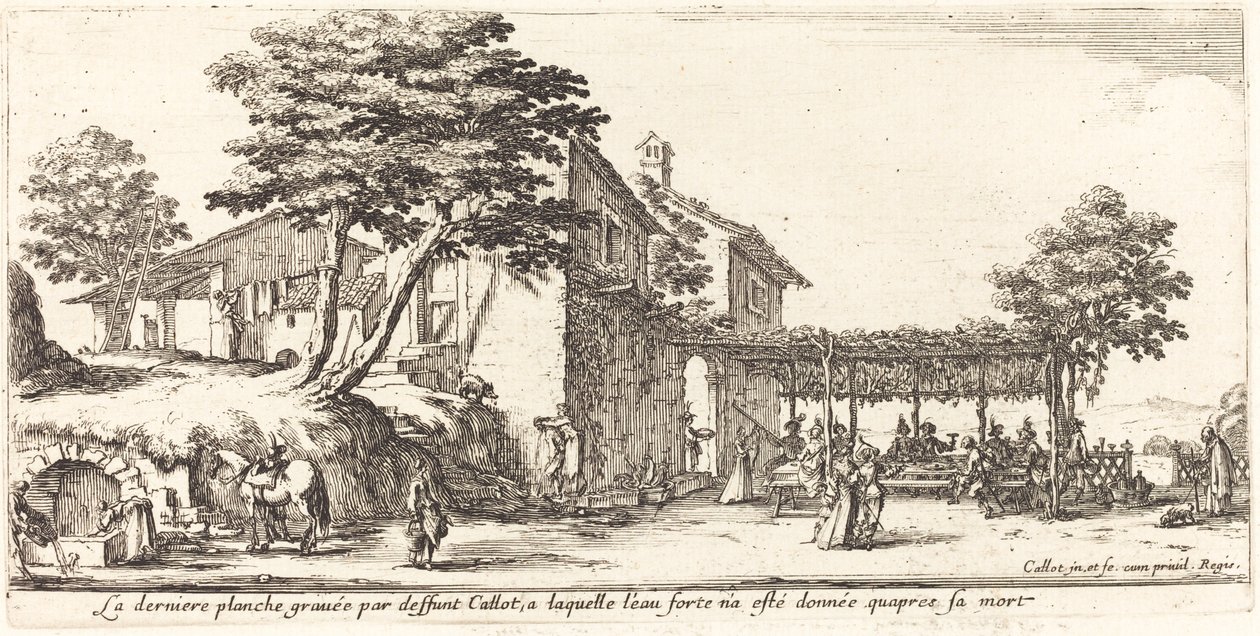 A kis rácsos, 1635. alkotó: Jacques Callot