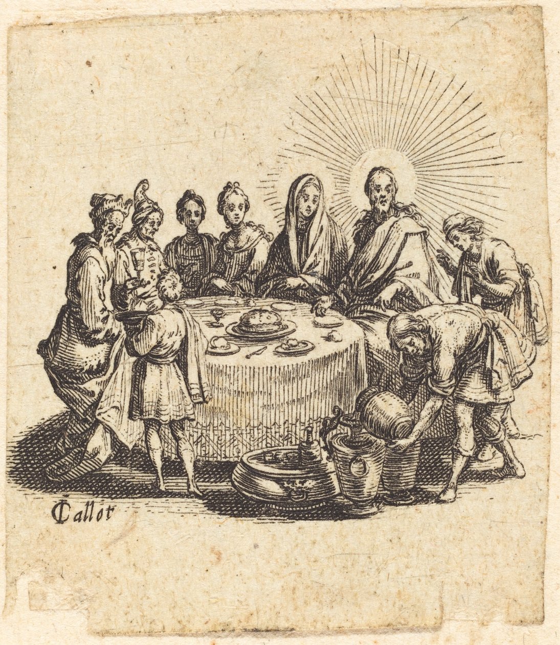 Házasság Kánában alkotó: Jacques Callot