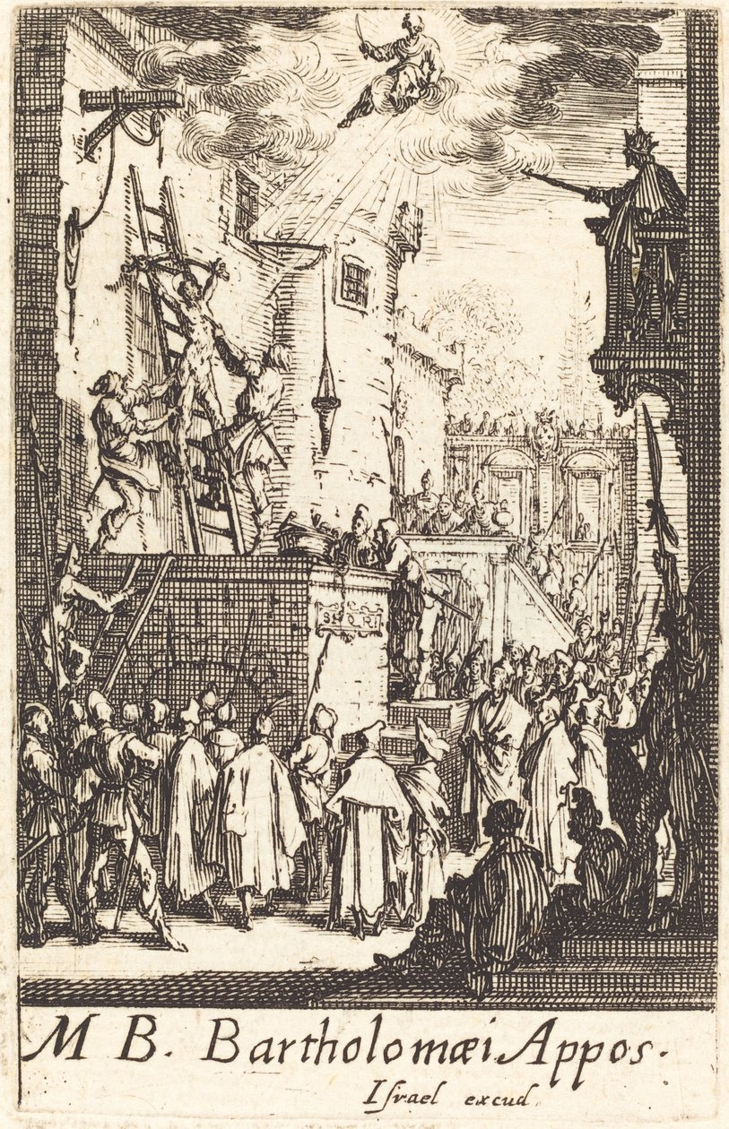 Szent Bertalan mártíromsága alkotó: Jacques Callot