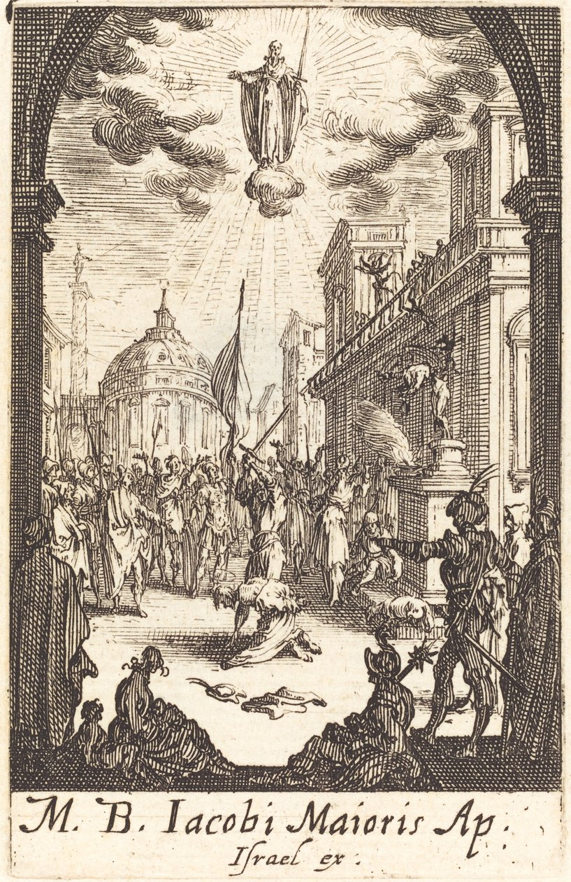 Major Szent Jakab mártíromsága alkotó: Jacques Callot