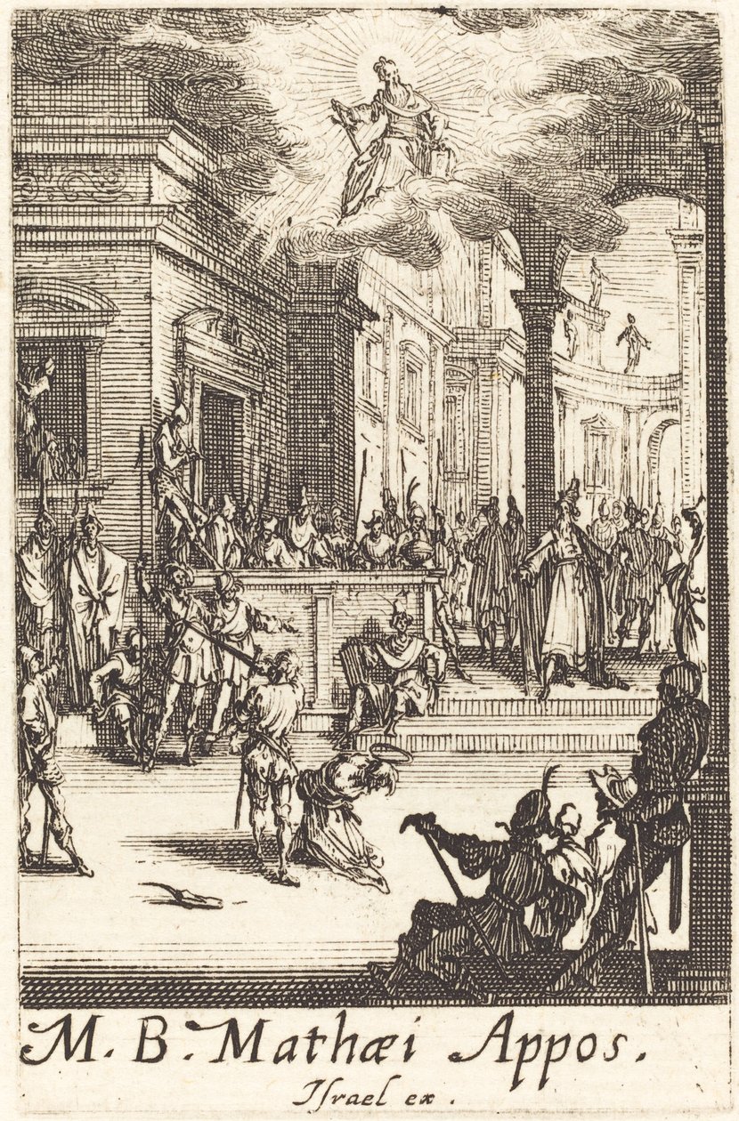 Szent Máté vértanúsága alkotó: Jacques Callot