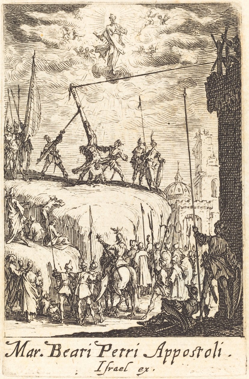 Szent Péter vértanúsága alkotó: Jacques Callot
