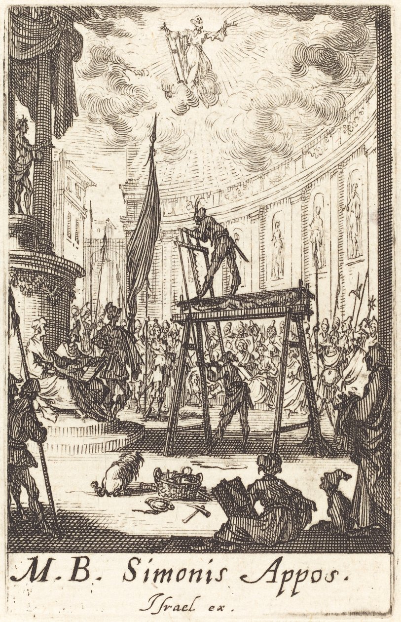 Szent Simon vértanúsága alkotó: Jacques Callot