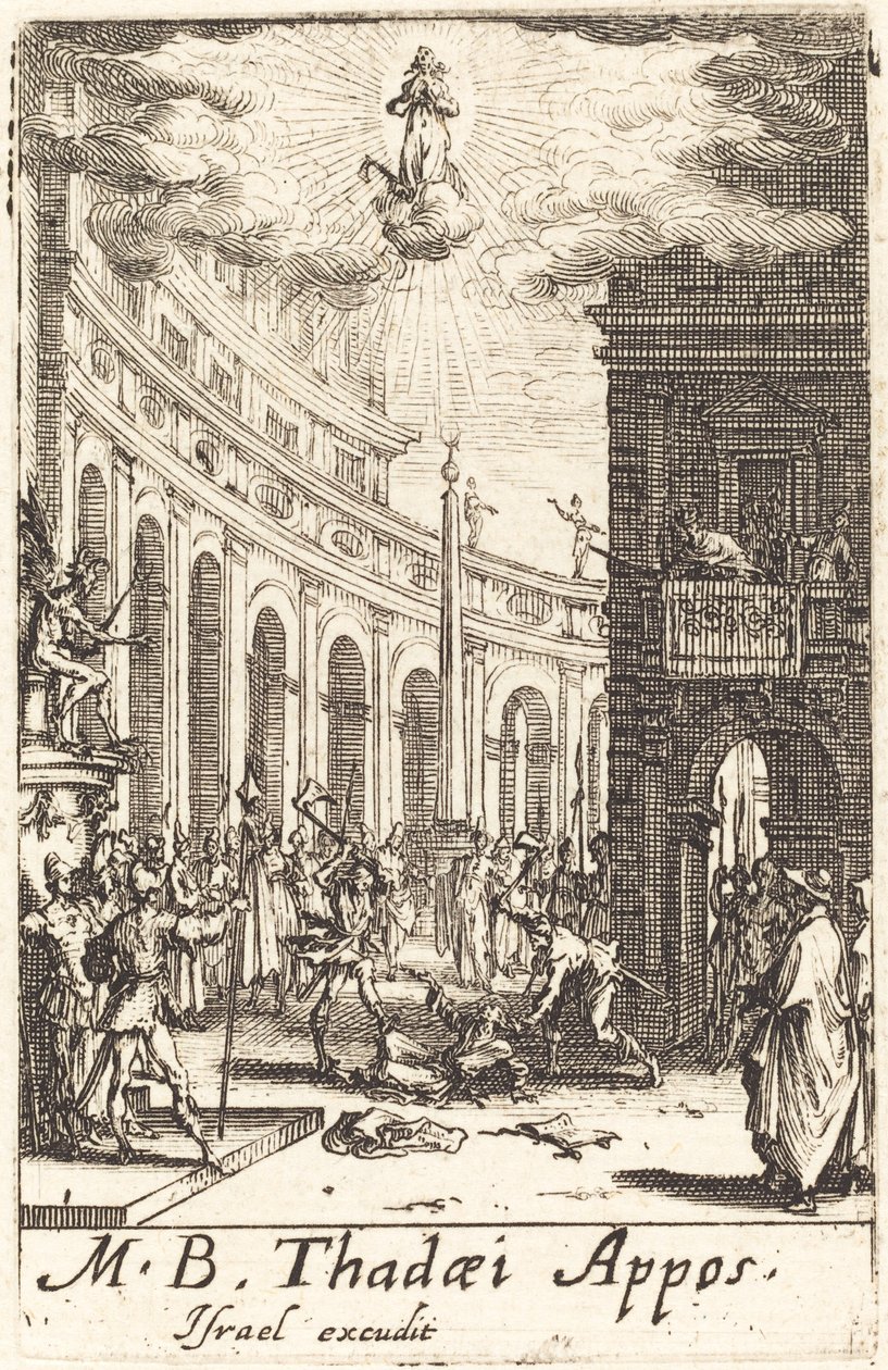 Szent Tádé mártíromsága alkotó: Jacques Callot